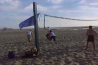 beach volley  santorini